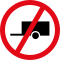 Towed vehicles prohibited