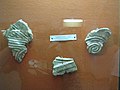Late Bronze Age clay wall fragments with geometric decoration from Geoagiu de Sus, Alba, 15th century BC