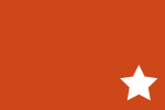 Vlag van die Sentraal-Albanese Republiek, 'n kortstondige nieerkende republiek, 1913 tot 1914