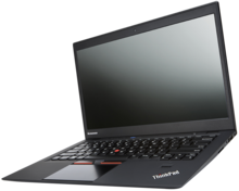 Photograph of the X1 Carbon laptop