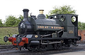 GWR 1338 preserved at Didcot