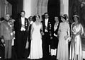 O Casamento de Sibila e Gustaf Adolf em 1932. São os pais do atual Rei da Suécia.