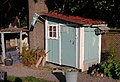 Huisje in een volkstuin in Zweden ('kolonistuga')