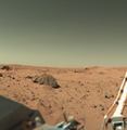 רכב-החלל ויקינג 2 נוחת במישור אוטופיה על מאדים ומצלם לראשונה את פני כוכב-הלכת מקרוב בצבע (1978)