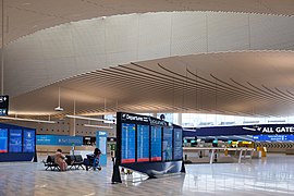 The new departures hall