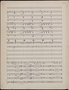 partituur voor La fiancée de Messine geschreven door Henri Vieuxtemps uit de collectie van de Koning Boudewijnstichting