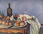 «Nature morte aux oignons», Paul Cézanne, 1896-1898