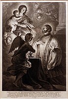 Явление Мадонны Св. Франциску Ксаверию. По картине Г. Зегерса. 1610—1659