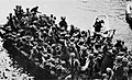 חיילי בריגדת הרגלים ההודית ה-29 נוחתים בגליפולי במאי 1915