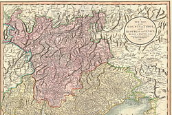 Map of the County of Tyrol (1799)