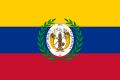 Vlajka Velké Kolumbie v Ekvádoru (1822–1830) Poměr stran: 2:3