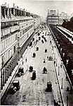 Rue-de-Rivoli, en av de breda boulevarder som skapades under Haussmanns ombyggnation.
