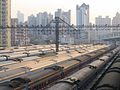 Image 12A coach yard in Shanghai, China (from Rail yard)