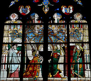 Bourges Cathedral, Chapel of Jacques Coeur, The Announciation (1448–1450)