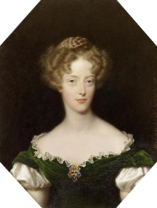 Marie-Caroline de Bourbon, duchesse de Berry, 1827, localisation inconnue.