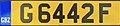 Image 17A current Gibraltar rear number plate featuring the country identifier GBZ (from Transport in Gibraltar)