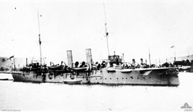HMS Katoomba 1903 in Hobart