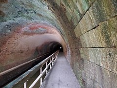 Looking north through the Paw Paw Tunnel