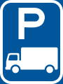 Parking for goods vehicles