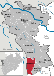 Straelen – Mappa