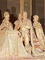 Cenotaph of Philip and three of his four wives at El Escorial