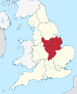 Midlands Orientali – Localizzazione