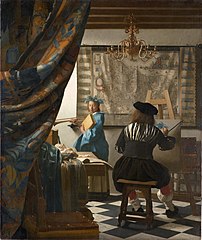 Jan Vermeer, Maalauksen allegoria, 1666.