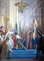 L-inkurunament ta' Karlu VII fl-1429, ta' Jules Eugène Lenepveu.