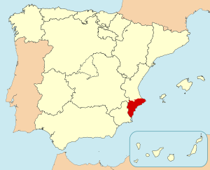 Lucentum in Hispania situm
