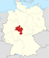 Poloha vládneho obvodu Kassel