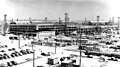 Pogled sa sjeverozapada, tijekom gradnje, srpanj 1942