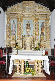 Retablo de la iglesia Matriz de Melgaço. En el mismo templo hay otro retablo notable de António Figueiroa (finales del siglo XVI).