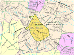 Census Bureau map of Morristown, New Jersey Interactive map of Morristown, New Jersey
