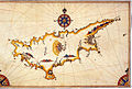 Image 20Ottoman admiral, geographer and cartographer Piri Reis' historical map of Cyprus (from Cyprus problem)