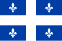 கியூபெக் Québec-இன் கொடி