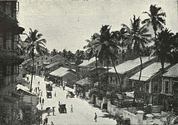 Girgaon back road, c. 1905