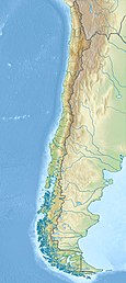 Location of Laguna del Maule in Chile.