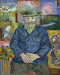 Portret van père Tanguy, Van Gogh