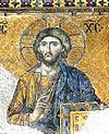 Kristus Den mest berömda av de kvarvarande mosaikerna i Hagia Sofia i Istanbul (tidigare Konstantinopel).
