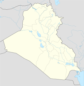 Nasirija na karti Iraka