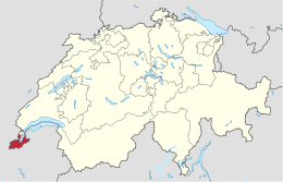 Repubblica e cantone di Ginevra – Localizzazione