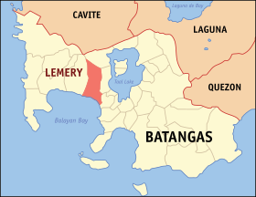 Lokasyon na Lemery