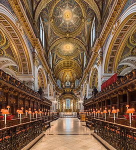 Choir of St Paul's Cathedral looking east, by Diliff