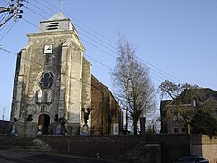 Façade de l'église.