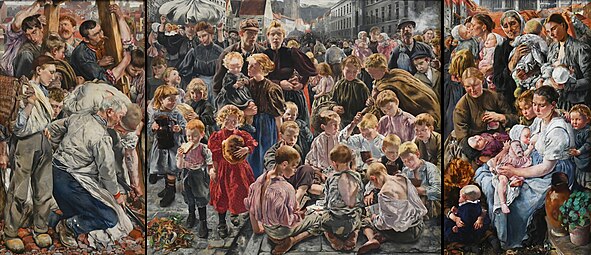The Ages Of Workers - Triptysh - 1895-1897