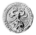 Sigiliul lui Valdemar IV al Danemarcei (domnit 1340-1375).