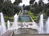 Vườn với các đài phun nước, Villa d'Este, Ý