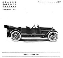 1914 Staver 70-hp Model 65 Touring car