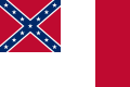 Treća državna zastava ("Krvlju obojan stijeg"), od 4. ožujka 1865.