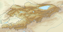 ဘီရှကက်မြို့ သည် Kyrgyzstan တွင် တည်ရှိသည်